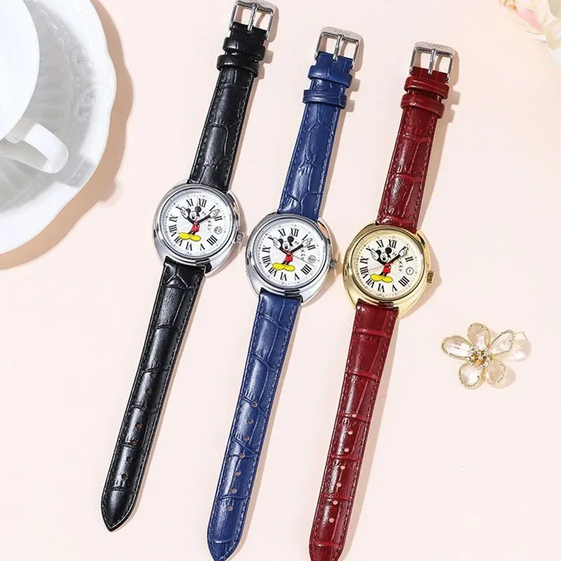 New Disney Cute Cartoon Mickey Watch Men's Creative Peripheral Student Fashion Trend  Waterproof Quartz Stone Watch Wholesale