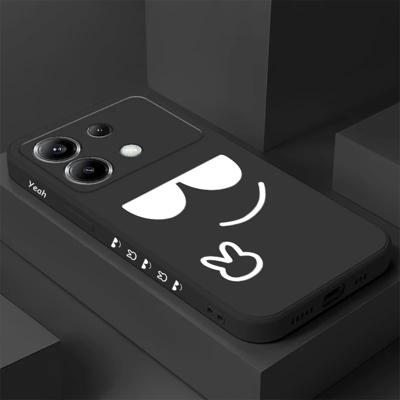 

Sunglasses Gesture Phone Case For Xiaomi Poco F7 X7 X6 F6 M6 M5 M5S F5 X5 F4 X4 M4 F3 M3 X3 Pro 4G 5G GT Silicone Cover