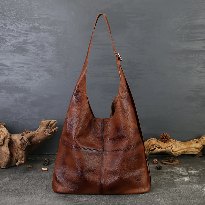 

Trend Luxury Designer Original Brand Women Shopping Handbag Soft Cow Leather Personal Customization Handmade Art Painted Travel