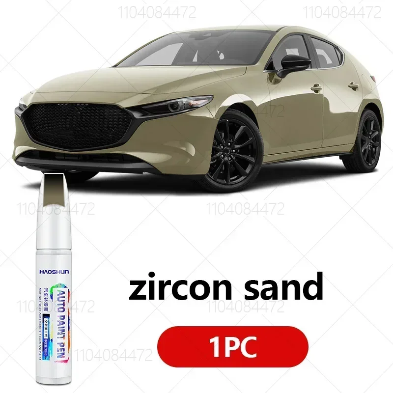 Voor Mazda 3 2003-2025 BK BL BM BP Verf Reparatie Pen Touch Up Scratch Remover DIY Auto accessoires Zwart Wit Blauw Grijs Bruin Rood