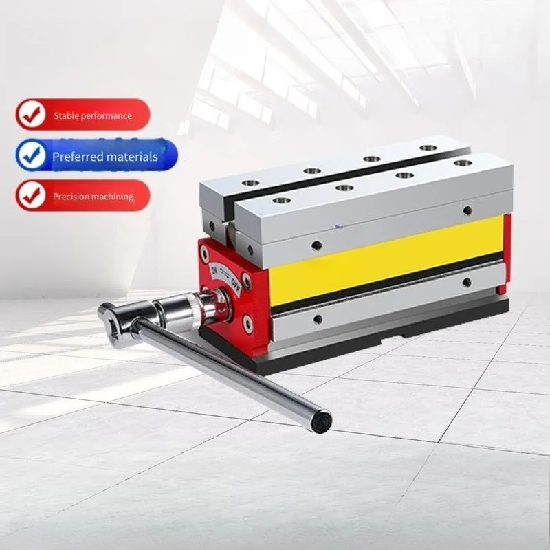 600kg Standard Magnetic Lifting Tackle Industrial Permanent Magnet Suction Device For Steel Plate Mold Handling Workshop Metal