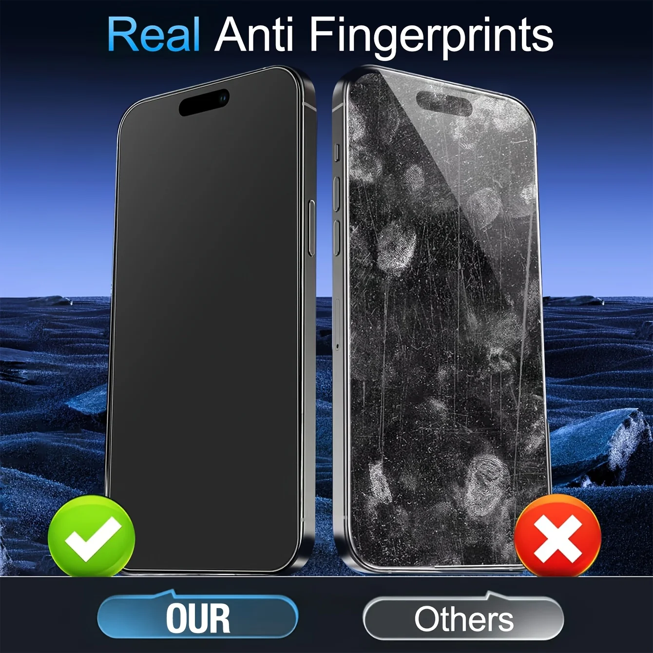 3pcs Set of Tempered Glass Pri - Matte Anti Glare Screen Protector 评论和价格