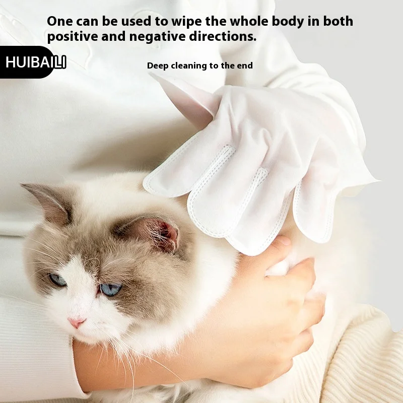 Pet Wash Free Spa Gloves for Cats and Dogs, Universal Cleaning, Stain Removal, Smooth Hair, Pet Cleaning Gloves, Bath Cleaning