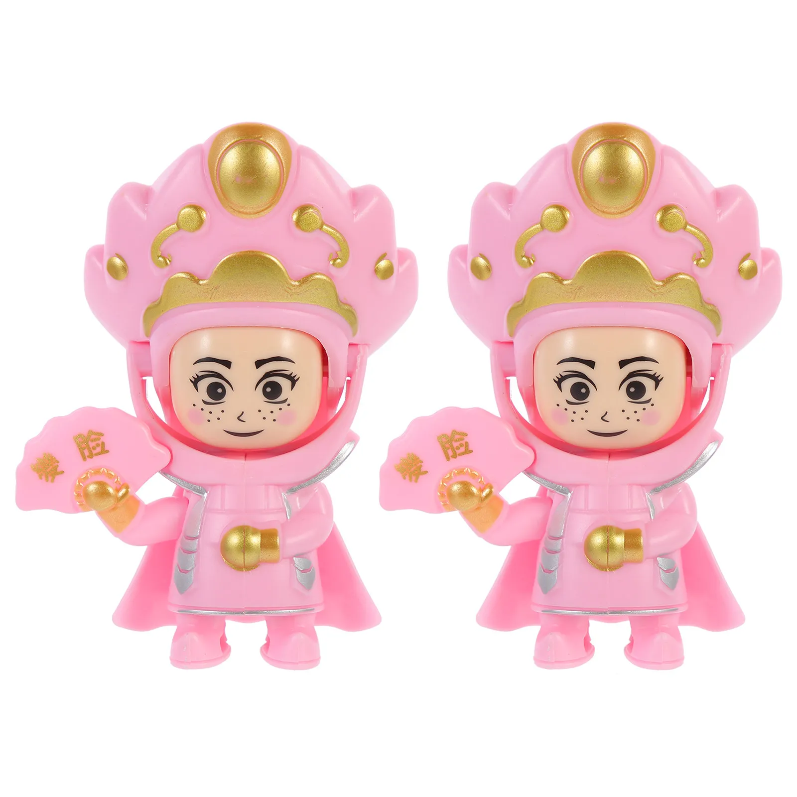 

2Pcs Sichuan Opera Face Changing Six Expressive Faces Premium Safe Odorless Desktop Decoration Chinese Cultural Souvenir