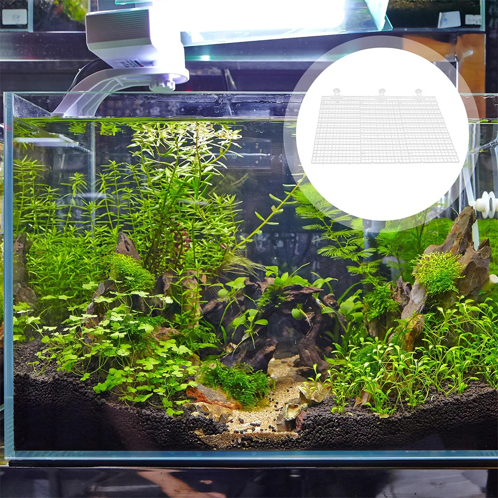 

1Set Fish Tank Isolation Board Plastic Aquarium Divider for Betta Smooth Hard Grid Panel to Separate Fish and Increase Survival