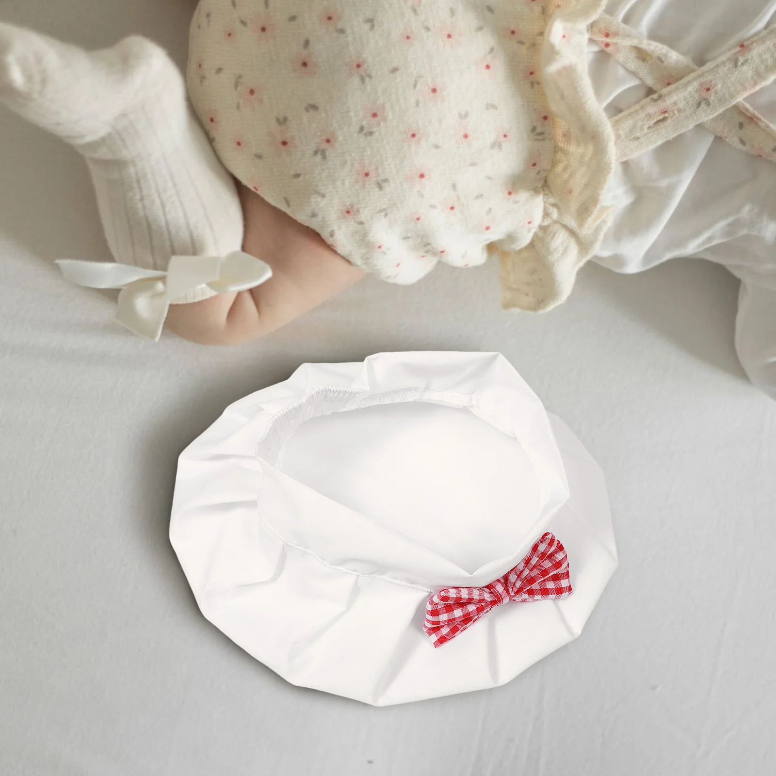 1Set Photography Outfit Comfortable Toddler Apron Chef Hat Newborn Photo Props Unique 100 Days Celebration Costume