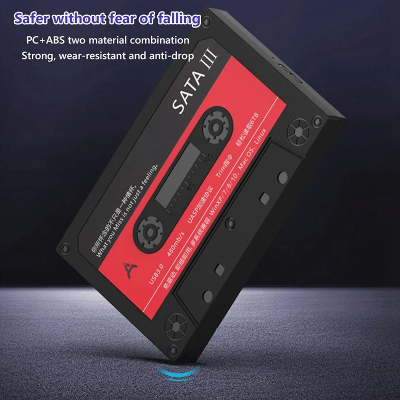 1 Piece 2.5 Inch USB 3.0 SATA External HDD SSD Hard Drive Enclosure To USB Disk Solid State Disk Hard Disk For PC Laptop