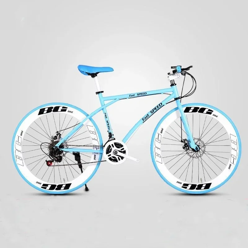 2026/Hot Sales New Design 26 Inch Road Bicycle Dual Disc Brakes Carbon Steel Road Bike Racing Mountain Bike