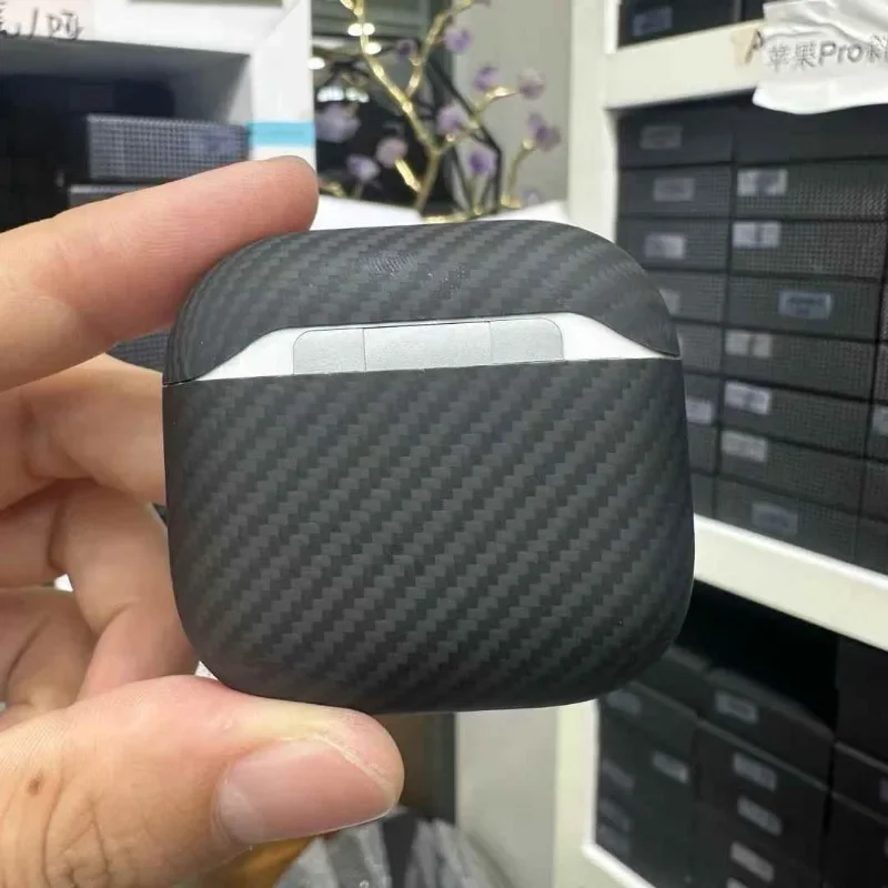 Case For AirPods 4 4th Carbon Fiber Case Earphone Wireless Bluetooth Protective Sleeve For AirPods 4 2024 Earphone Cover