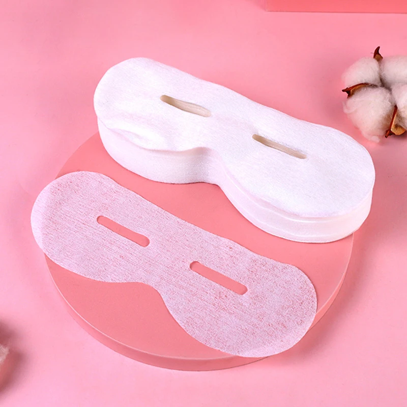 

200pcs Disposable Eye Mask Diy Natural Cotton Eye Paper Women Essential Product Ultrathin Silk Eye Paper Mask