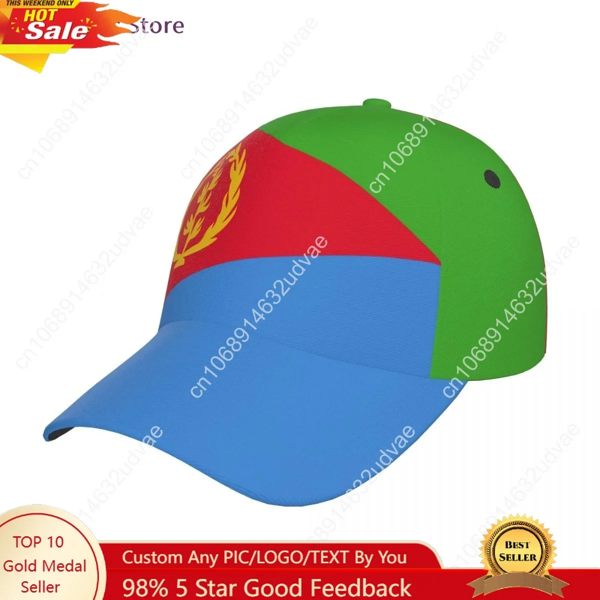 

Eritrea Outdoor Sport Caps Baseball Hat Men Women Visor Cap Baseball Cap Street Hip Hop Caps golf hat men