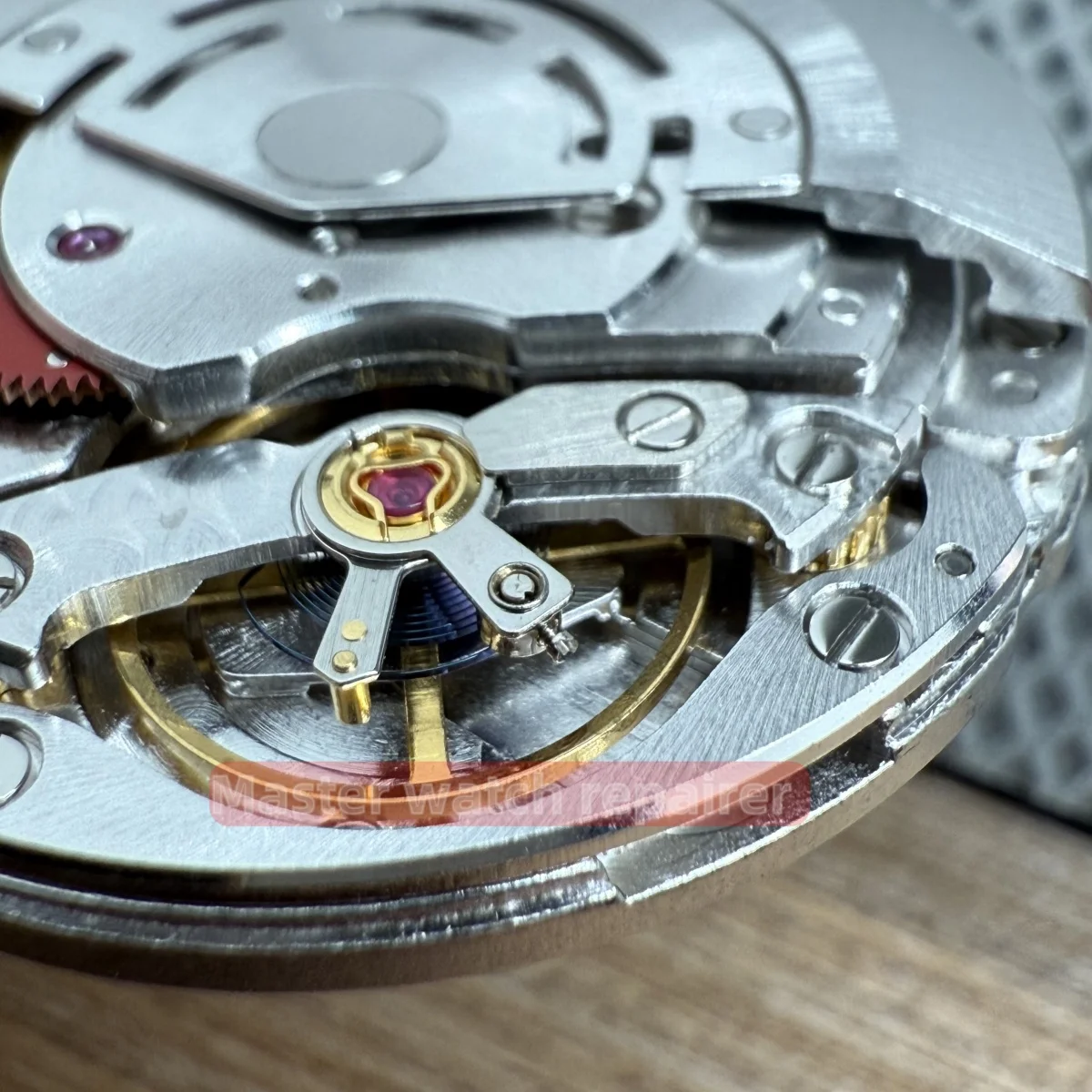 VSF 3135 movimiento mecánico automático volante azul movimiento de reloj VS 3135 limpio fábrica de Dandong sin logotipo