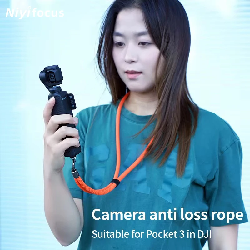 Quick Release Camera Lanyard Hand Rope Anti-Lost Wrist Strap for DJI Osmo Pocket 3 Gimbal Camera Outdoor Vlogging Accessories