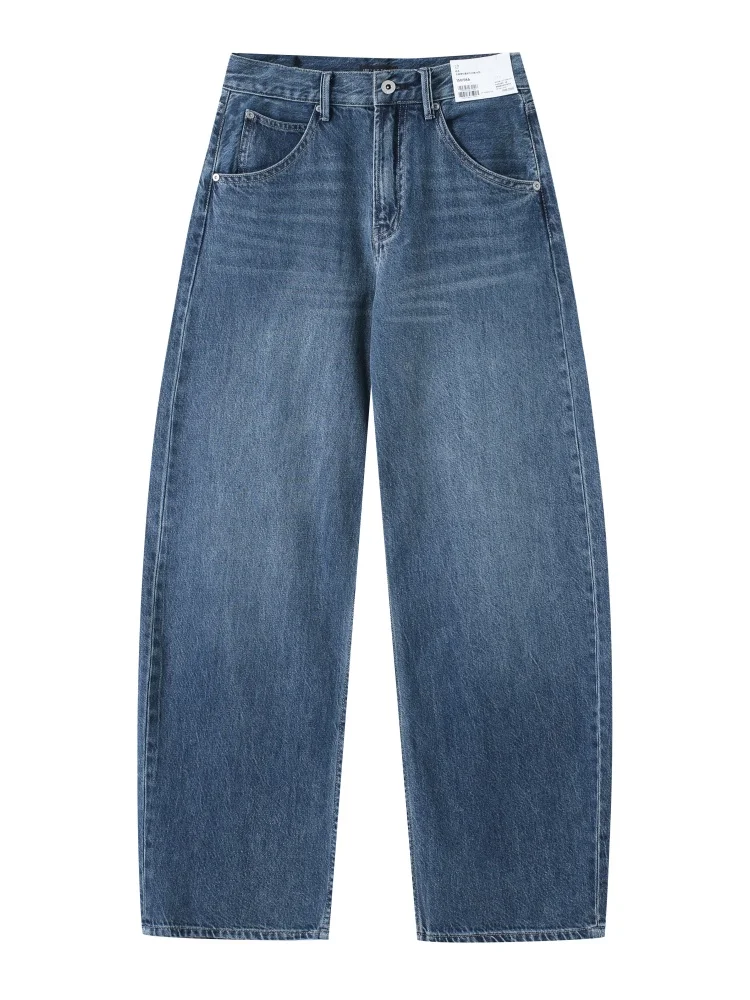 

Spring Summer Women's Lenzing Lyocell Fiber Blended Elastic Skin-friendly Jeans Heavyweight Washed Casual Standard Fit Denim