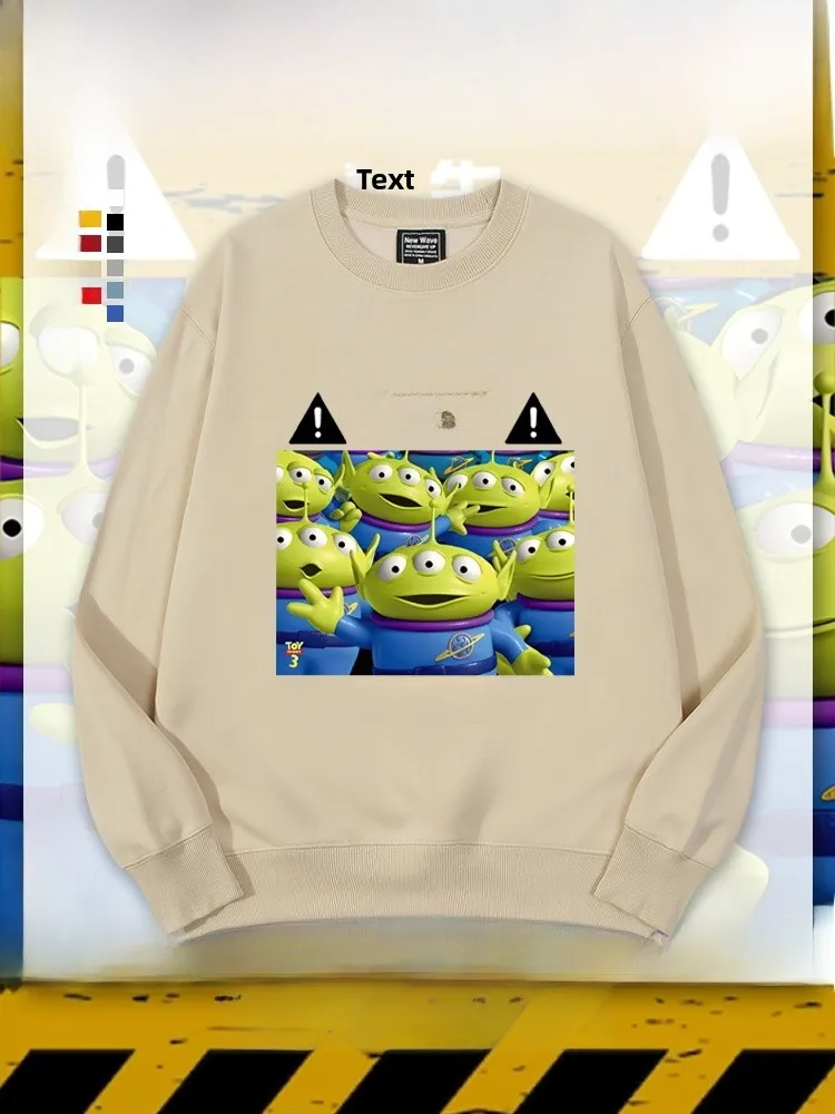 

Детская толстовка Toy S Tee-Eyed Collaborative с круглым вырезом, на весну-осень-зиму, с принтом волнистого логотипа