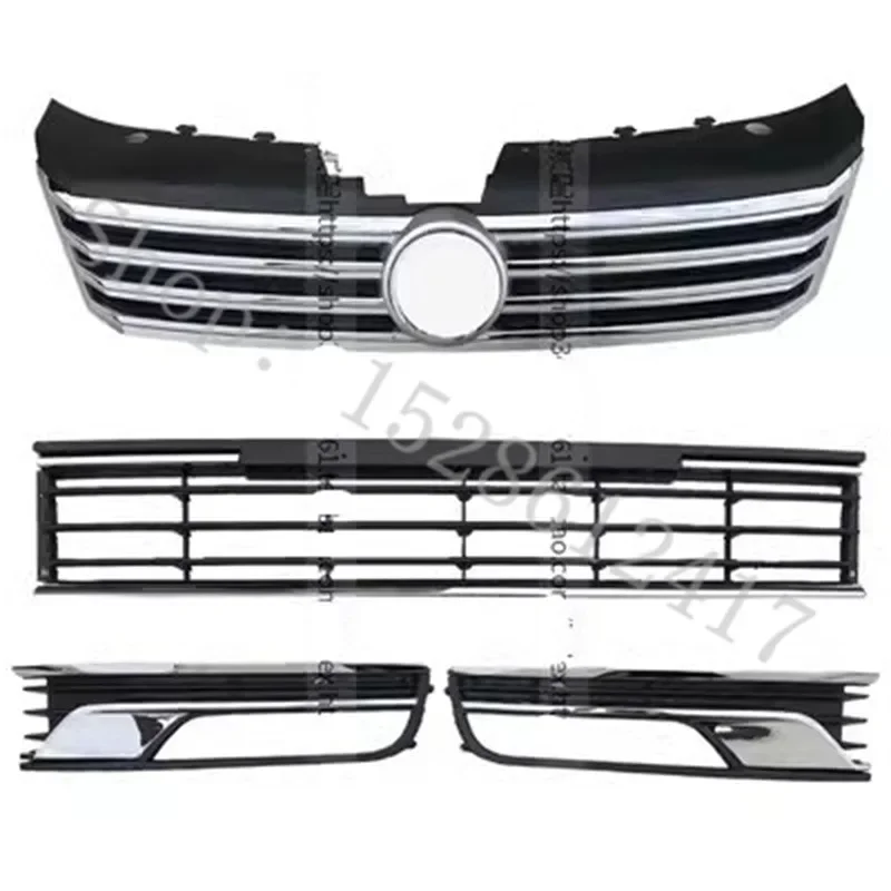 

for VW/ Volkswagen passat B7 B7L 2012-2016 accessories ABS Front Bumper Grill Radiator Fog lamp shade Middle grille assembly