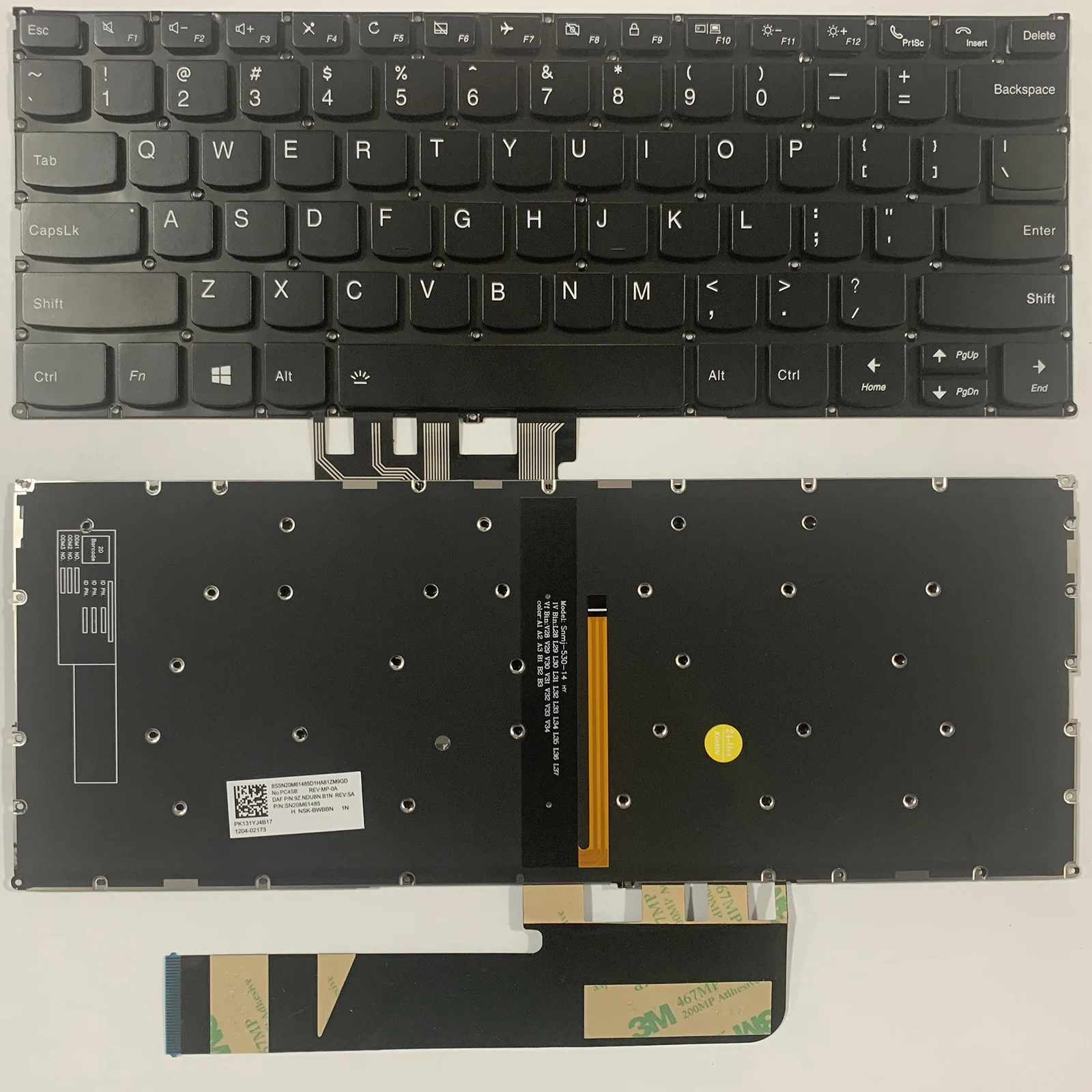 

Laptop keyboard US Layout for LENOVO E4-IML K3-IWL E4-IIL K4E-IML K3-IML flex6-14