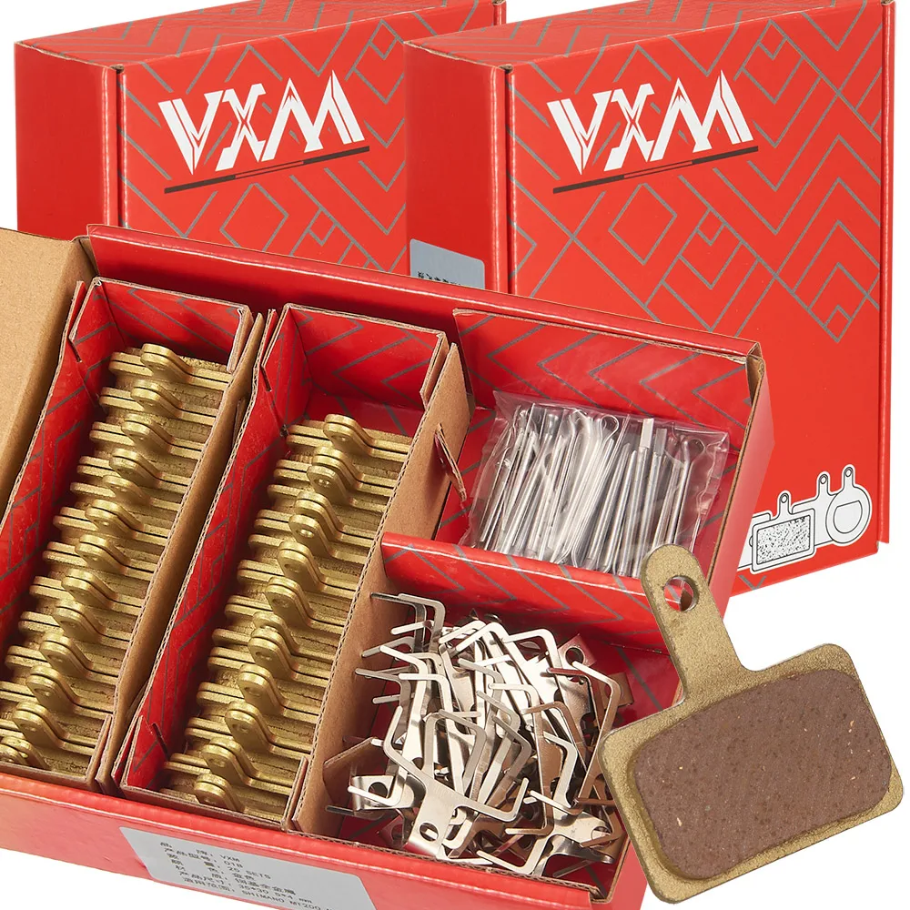 AliExpress VXM Metal Copper Based Oil Brake Pads Wear-Resistant MTB Bicycle Disc Brake 25 Pairs Of Boxed Bike Disc Brake Pads Accessories
