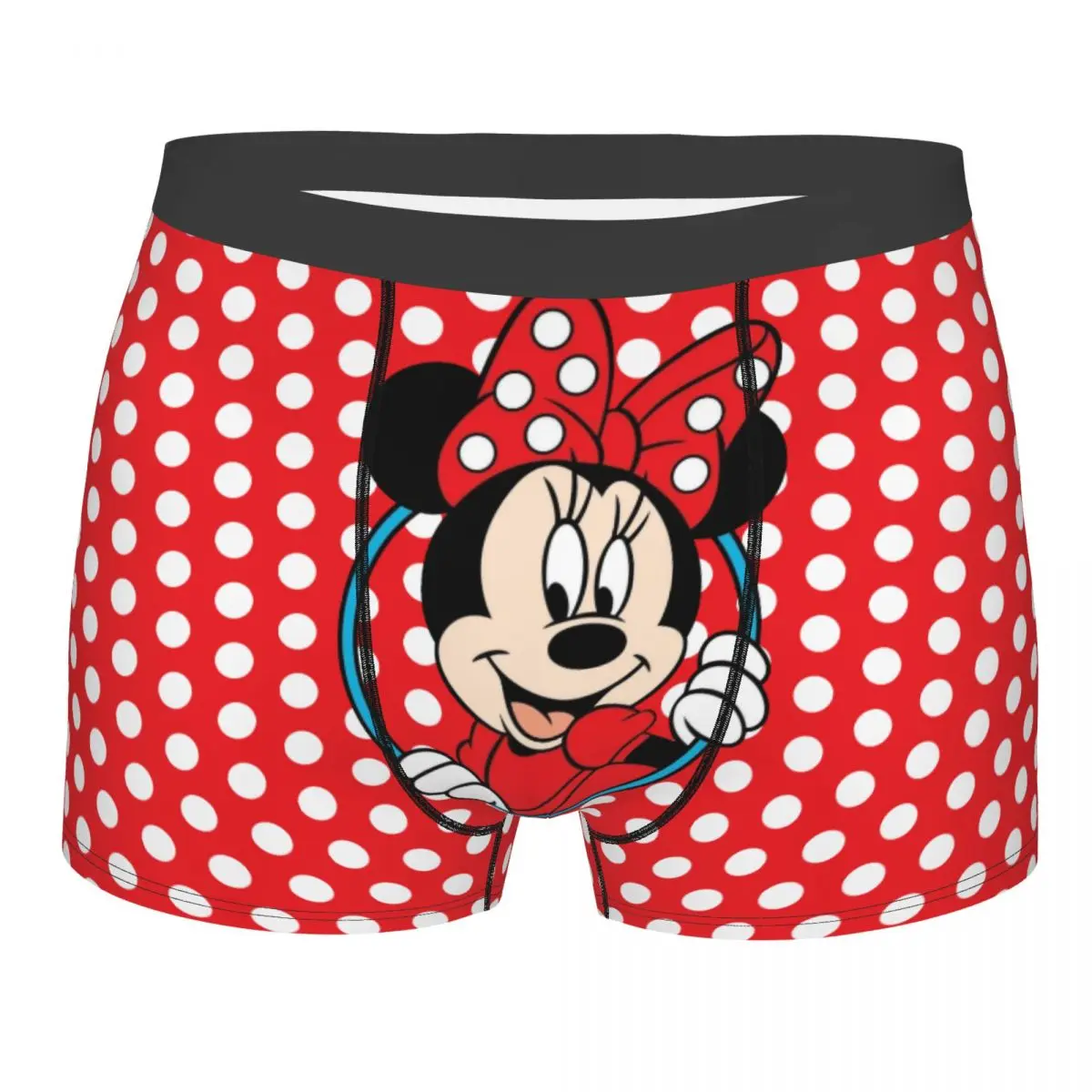 Mickey Mouse Underwear Male Printed Customized Boxer Briefs Shorts Panties Breathable Underpants