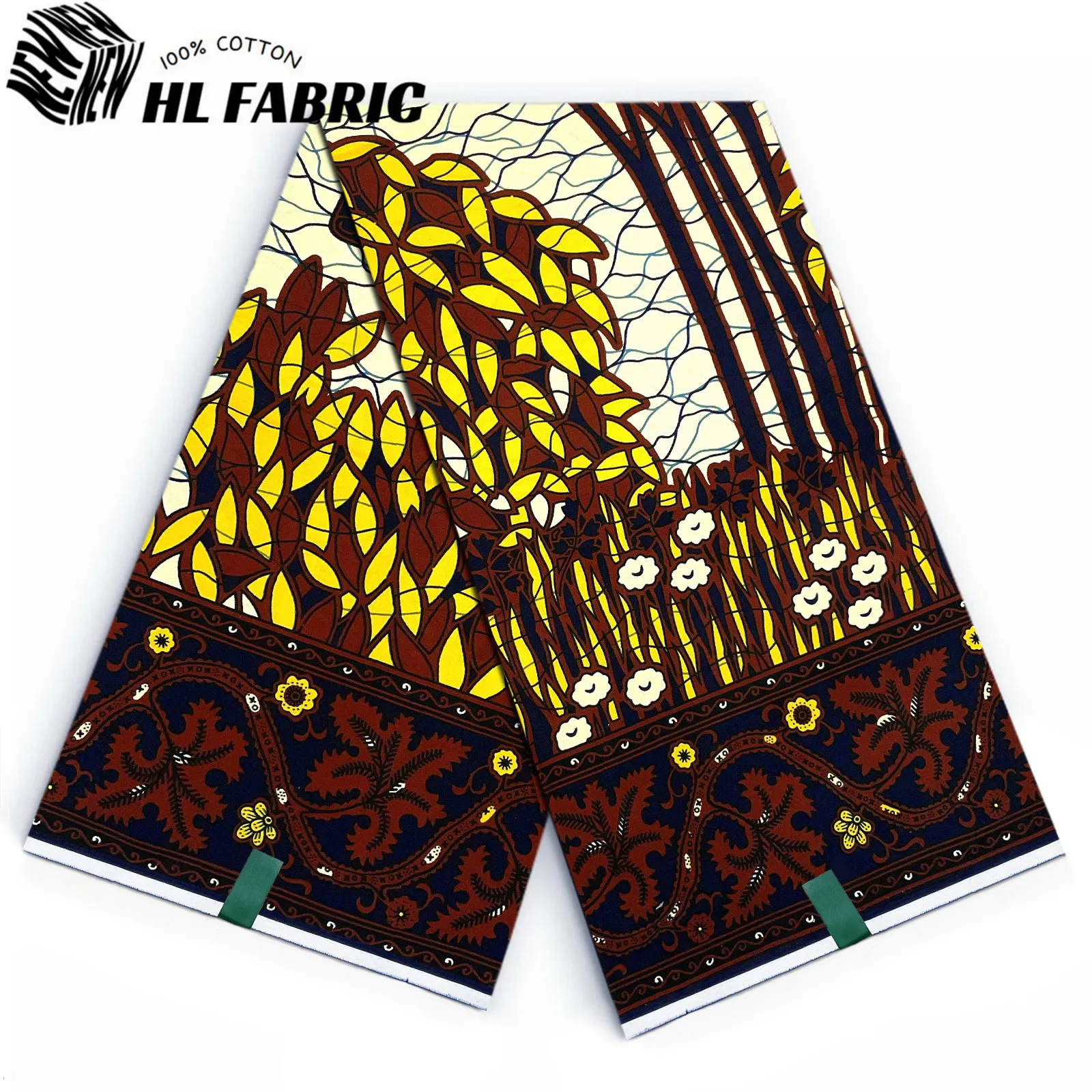 

Veritable Wax African Wax Fabric Nigerian Ankara Block Prints Batik Hollandaise Fabric Dutch Pagne 100% Cotton For Sewing VL-085