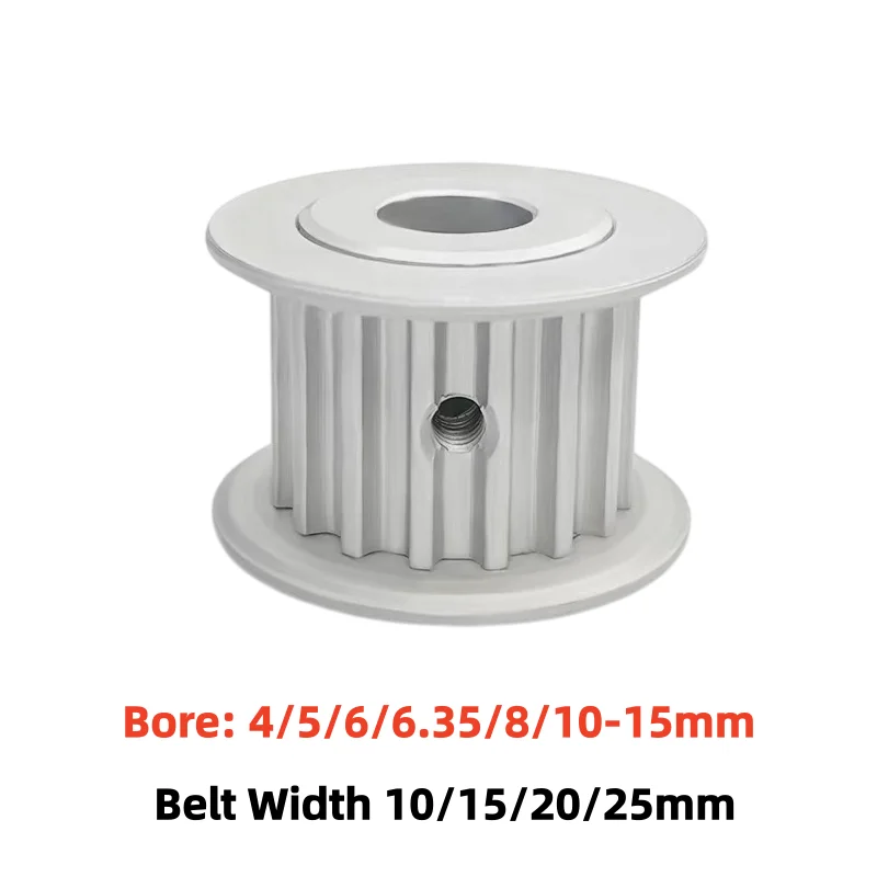 S5M Timing Pulley AF Type 16T/17T/18Teeth Keyway Bore Circular Hole 4-15mm For S5M 5GT Timing Belt Width 10/15/20/25mm