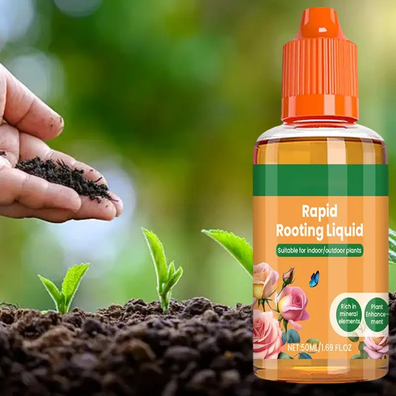 Garden Liquid Root Stimulator 50ML Fertilizer For Garden Flowers All-Purpose Concentrate Fertilizer Liquid Complete Plant