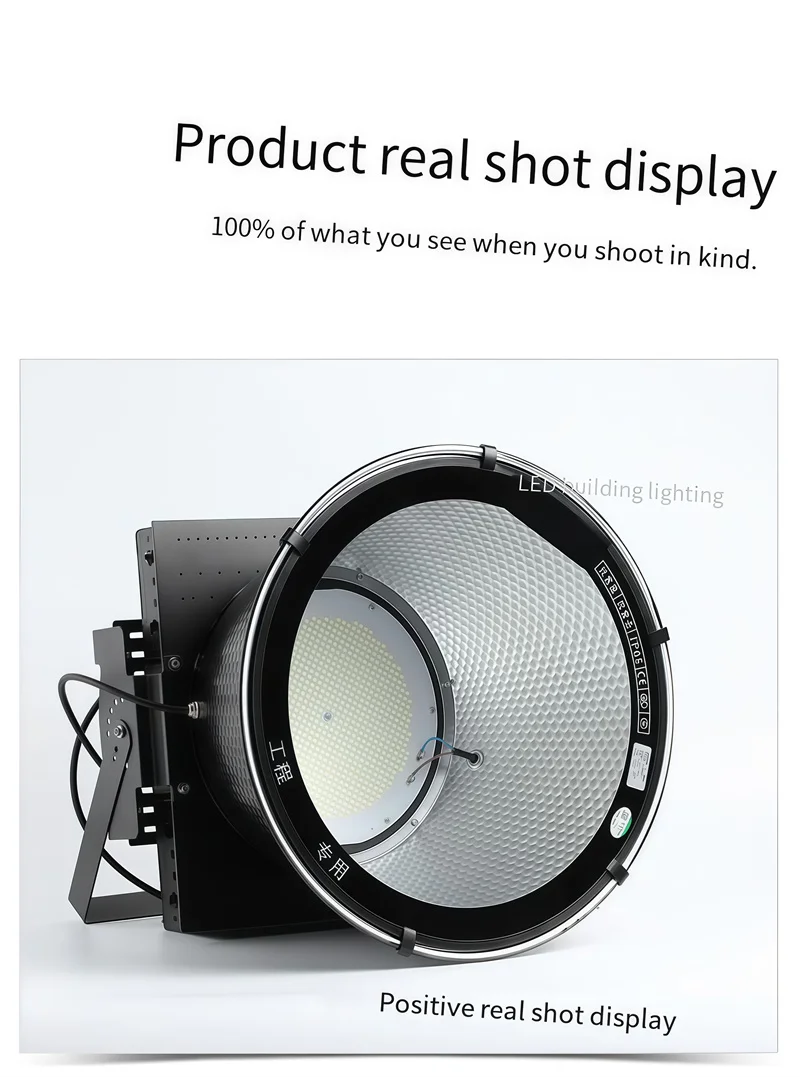 Construction Site Lighting Working At Height High Power Floodlight 2000W3000W4000W Spotlight Searchlight Crane Pendant Light LED
