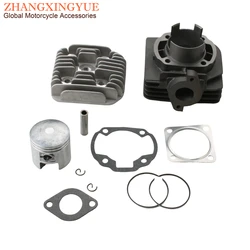 Scooter 70cc 47mm Big Bore Cylinder Kit & Head For TGB 101R 101S 203 303R Acros Tec Delivery F409 Laser R50X 50ccm AC 2T