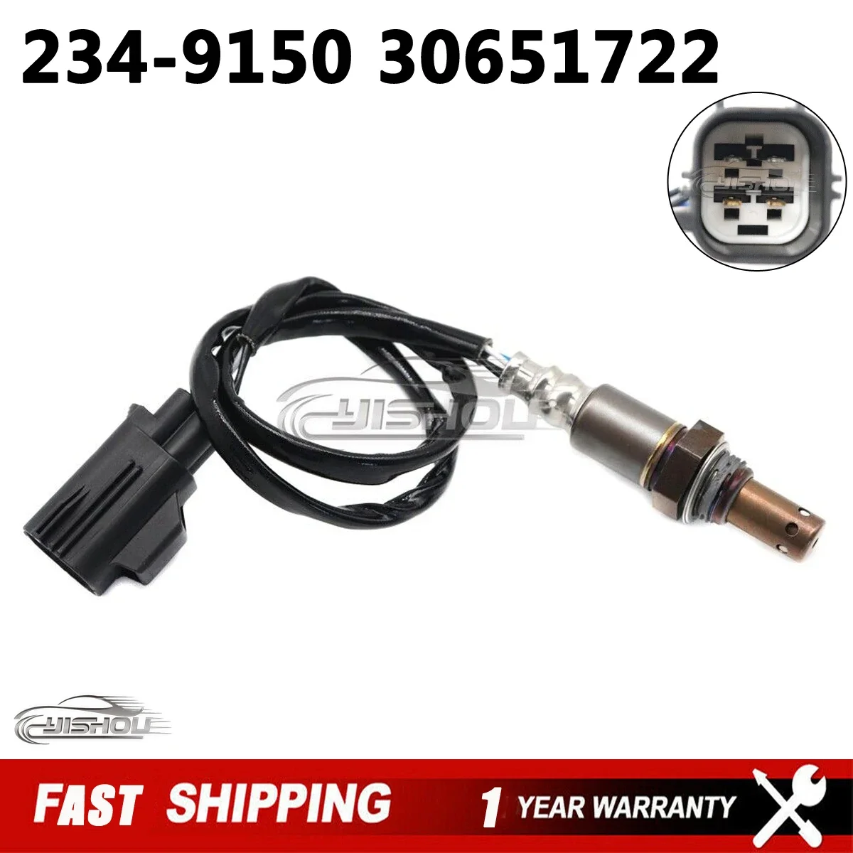

Upstream Air Fuel Ratio O2 Oxygen Lambda Sensor 234-9150 30651722 For Volvo C30 S40 S60 V50 V70 2003-2010 2133940 234-9150