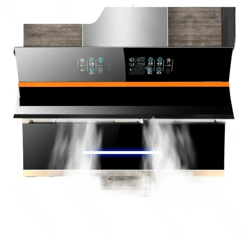

Dual Motor Self-cleaning Large Suction Range Hood for Household Kitchens and Small Rentals