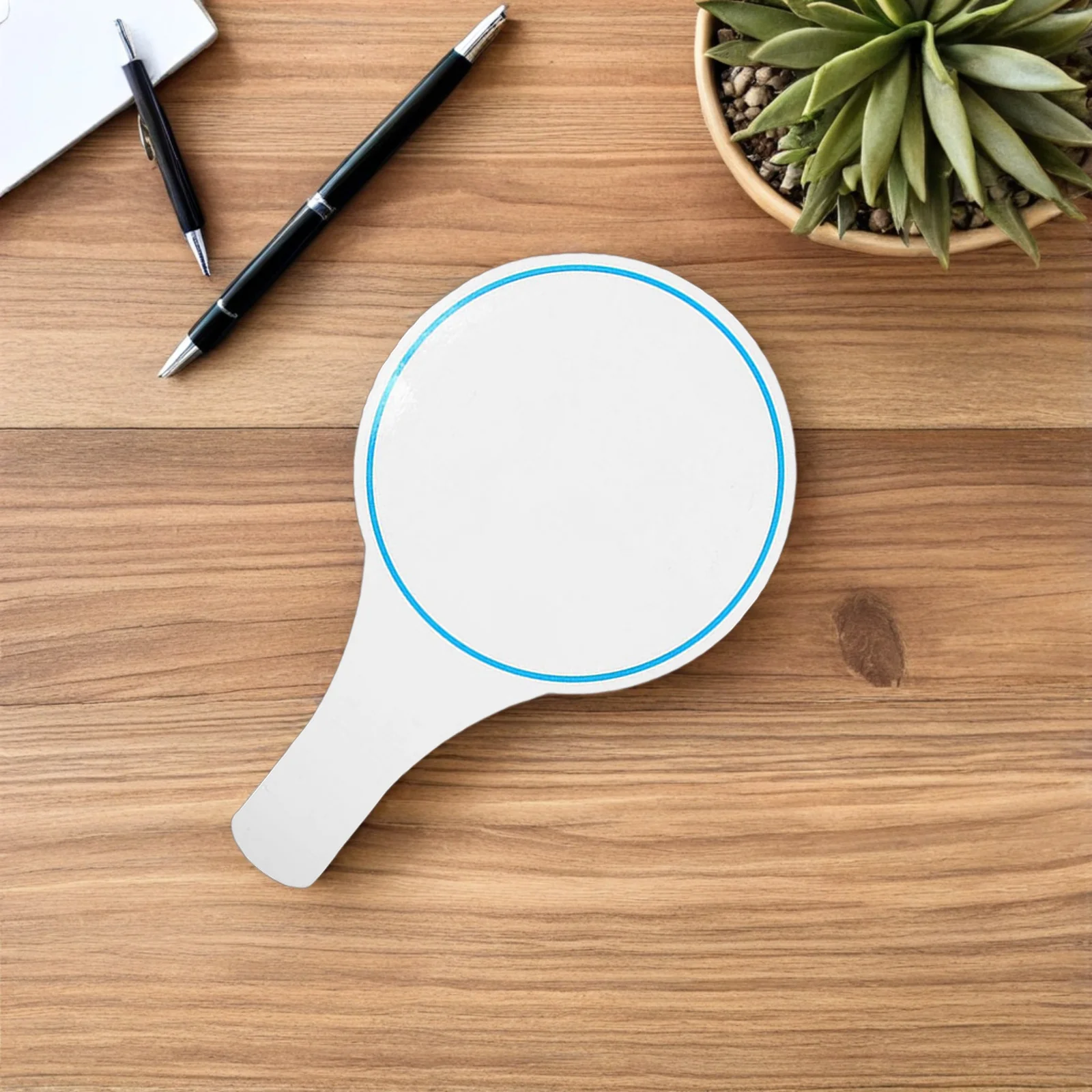 2pcs Handheld Whiteboard Single Sided Dry Erase Premium Scoring For Voting Judges Marker Small Whiteboards Presentation Reusable