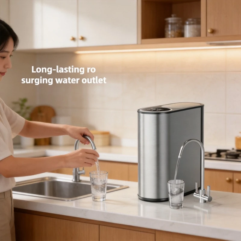

RO Reverse Osmosis Water Purifier, Dual Outlet Tap Filter for Household Direct Drinking, High Purity, Fast Water Flow, Leakproof
