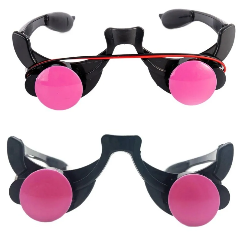 Party Prop LED Luminous Glow Glasses Decorations Novelty Funny Red Eyes Fashion Clown Cosplay Halloween Light-Up LED Eyewear Bar