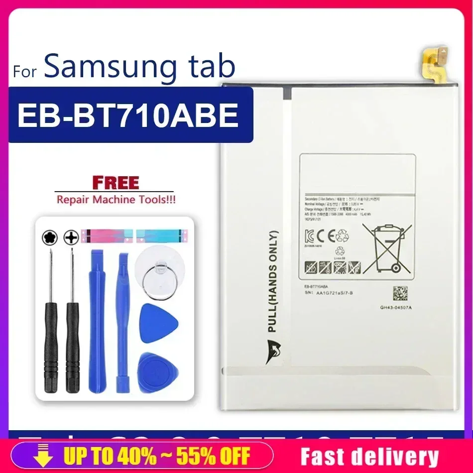 Rechargeable EB-BT710ABE Tablet Battery For Samsung Galaxy Tab S2 8.0 SM-T710 T713 T715 4000mAh