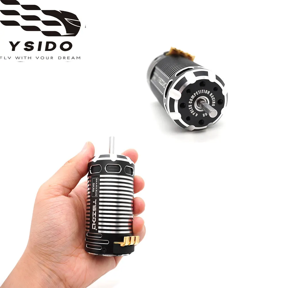 YSIDO 1/8 RC Car Sensored 4268 4274 High torque Brushless Motor 5.0mm with Traxxas Wltoys HSP RC Racing Buggy On-Road Off-Road