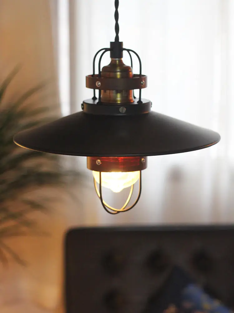 Vintage Bedroom Led Ceiling Chandelier Retro Restaurant Dining Room Ceiling Lamp Wood Pendant Lights Home Decorations Lustre image 2