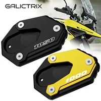 Para SUZUKI VSTROM 1000/XT 1050/XT DL1000 V-Strom 1000 1050 accesorios de motocicleta pie de soporte lateral extensión de soporte de patada ampliar piezas de almohadilla de placa