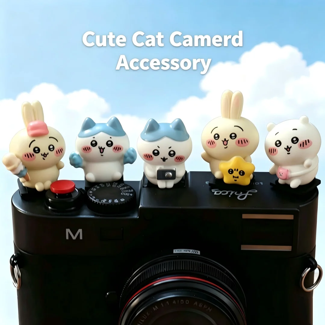Cute Xiao Ba Series Hot Shoe Cover for Leica Q2 Fuji X100V X-T5 Sony ZV-1 Canon EOS R5 Nikon Z5 Camera Accessories