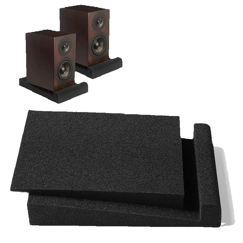 1 Conjunto de Almofadas de Espuma Acústica de Alta Densidade 30x20x4.5cm, Painéis Isoladores de Som para Monitores de Estúdio