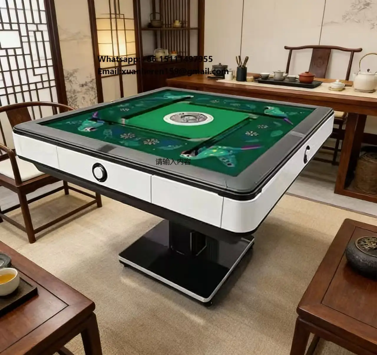 

Wholesale Quimeng Foldable Modern Straight-mouth Four-player Mahjong Set for Home Use, Basic Beginner's Set