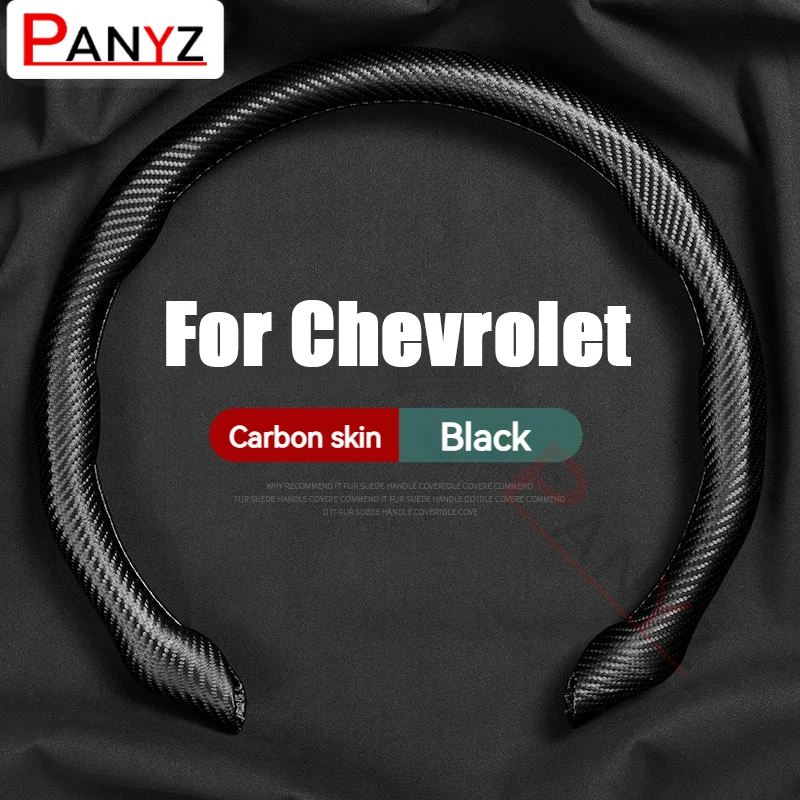 Car Suede Steering Wheel Cover Summer Sweat-absorbin For  Chevrolet Spark Silverado Trailblazer Cruze Captiva Lacetti Aveo