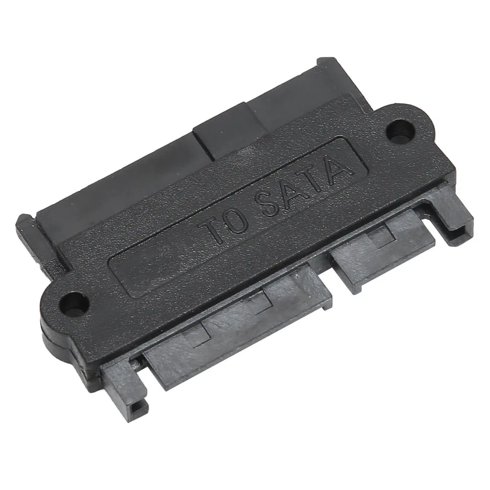 29Pin To 7+15PIN SAS To SATAs Adapter Plastic Shell Black SFF-8482 Hard Drive Adapter Plug and Play