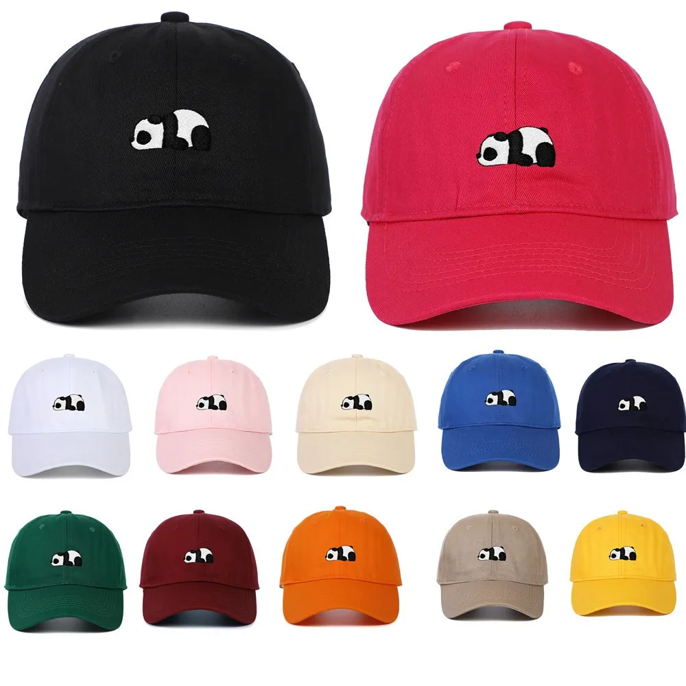 1pc Unisex Panda Embroidery Baseball Caps for Women,outdoor Sports Fishing Summer  Peaked Adjustable Driver Caps for Daily Wear