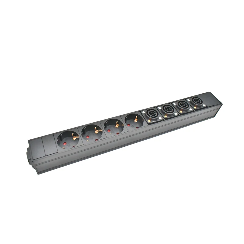 NAC3FPX NAC3MPX EU PDU Stekkerdoos Schuko Powerlink box audio 3P luchtvaart EU-aansluiting 1-12AC - afbeelding 2