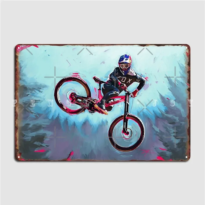 Finn Iles At The Crankworx Whip Off Metal Plaque Poster Wall Pub Garage Club Personalized Plates Tin Sign Poster