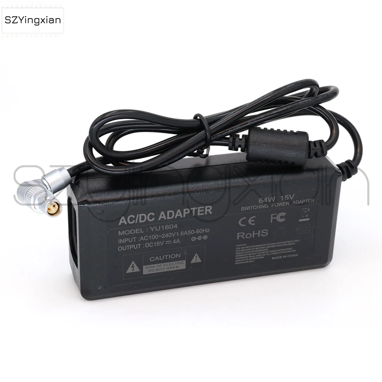 RED KOMODO Camera DC 16V Power Adapter 2Pin Female, supports 110-220V AC Power, EU/US plug
