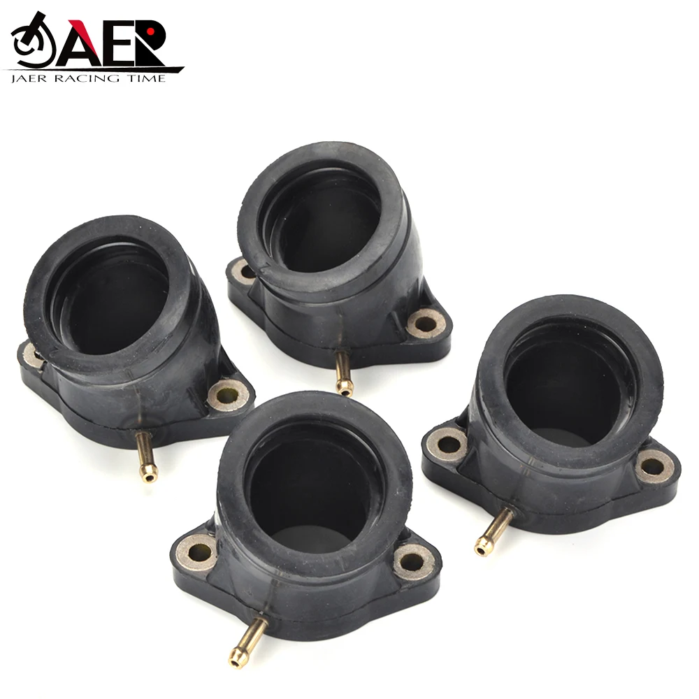 

4pcs Motorcycle Carburetor Interface Manifold Intake Glue Carb Adapter for Yamaha XS1100 XJ1100 XS1100H XS1100F