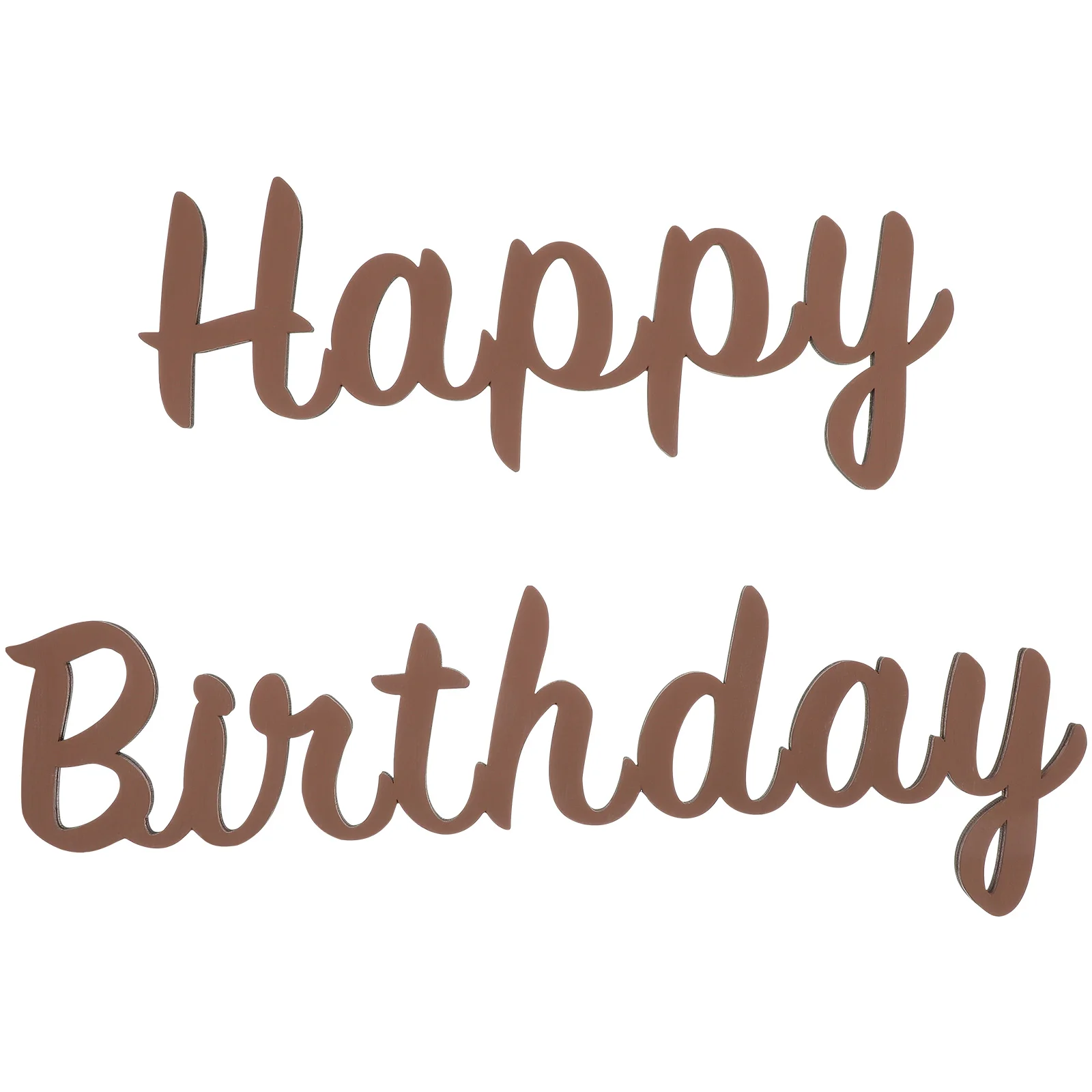 

Happy Birthday Wall Wooden Sign Black A Style Party Supplies DIY Decoration Words CutoutsBirthday Wood Words Wall