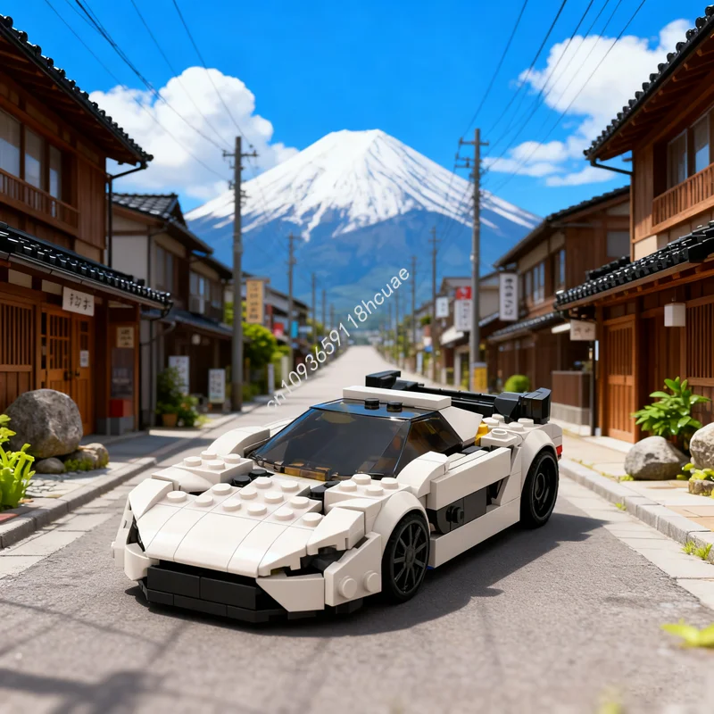 

223pcs MOC Supercar City Champions Model Building Blocks Architecture Assemble DIY Toy Creative Christmas Gift Idea Education