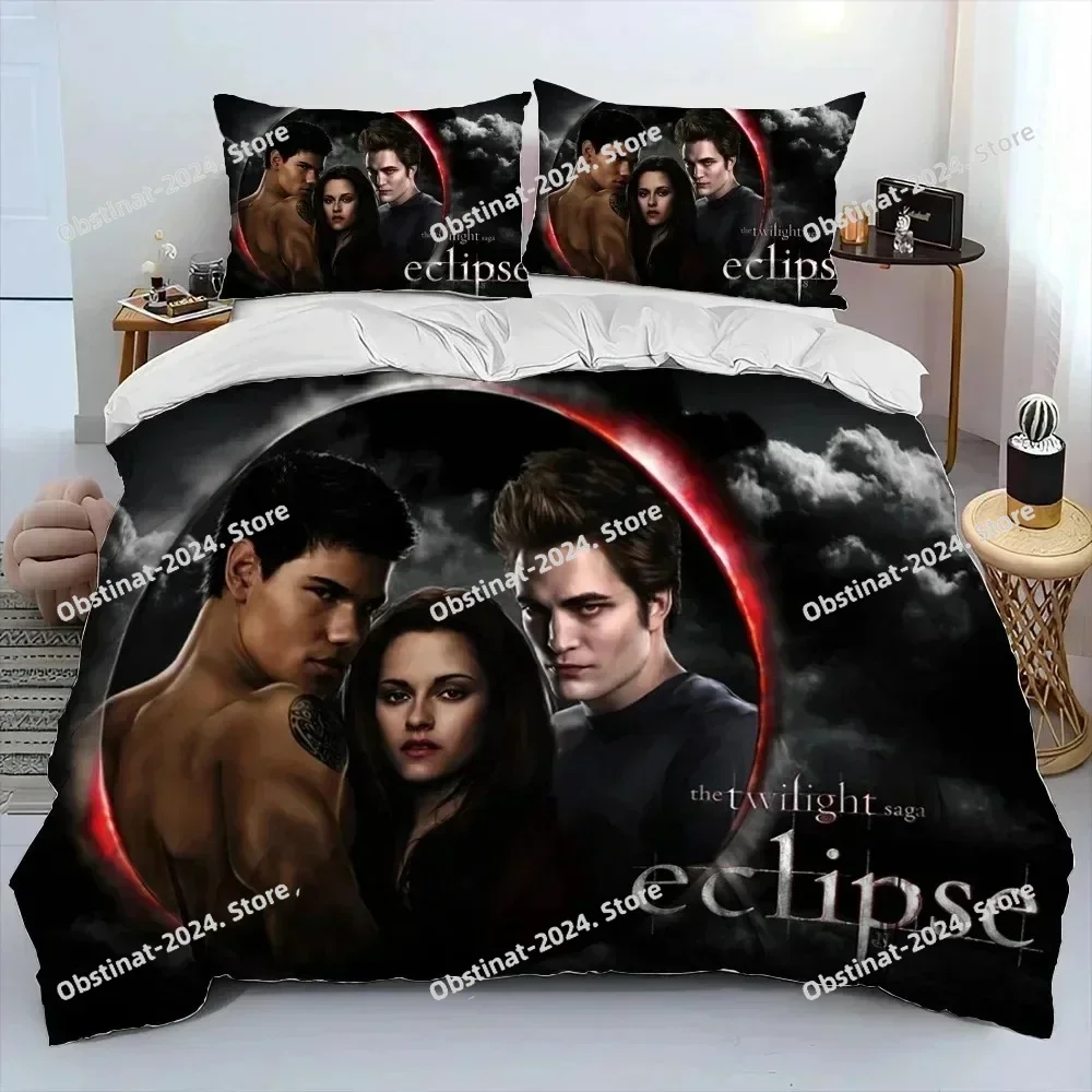 3D The Twilight Saga HD Bedding Set Print single Comforter Quilt Bed Cover Duvet Cover Pillow Case 3 Pieces Set Kids Adult Size
